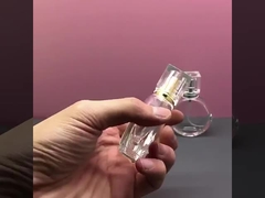 Bottiglia di profumo portatile di profumo del giro piano di vetro della bottiglia 25ML