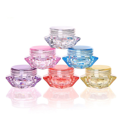 3g/5g Diamond-Shaped Plastic Cosmetic Jars Cream Box For Cream Bottle Trial Sample