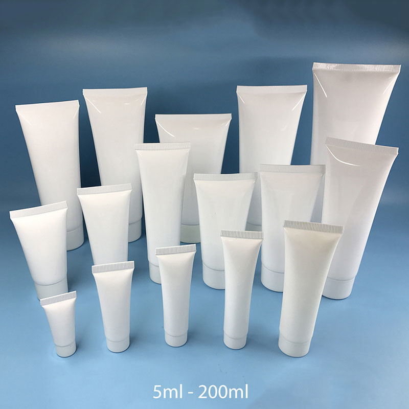 Super Oval Hand Cream Empty Cosmetic Tubes Packaging 5ml To 150ml